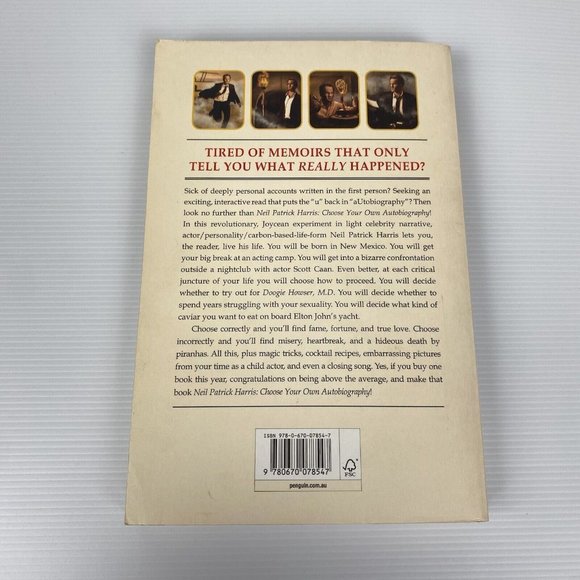 🤑 Choose Your Own Autobiography By Neil Patrick Harris Large Paperback Book - Picture 6 of 12